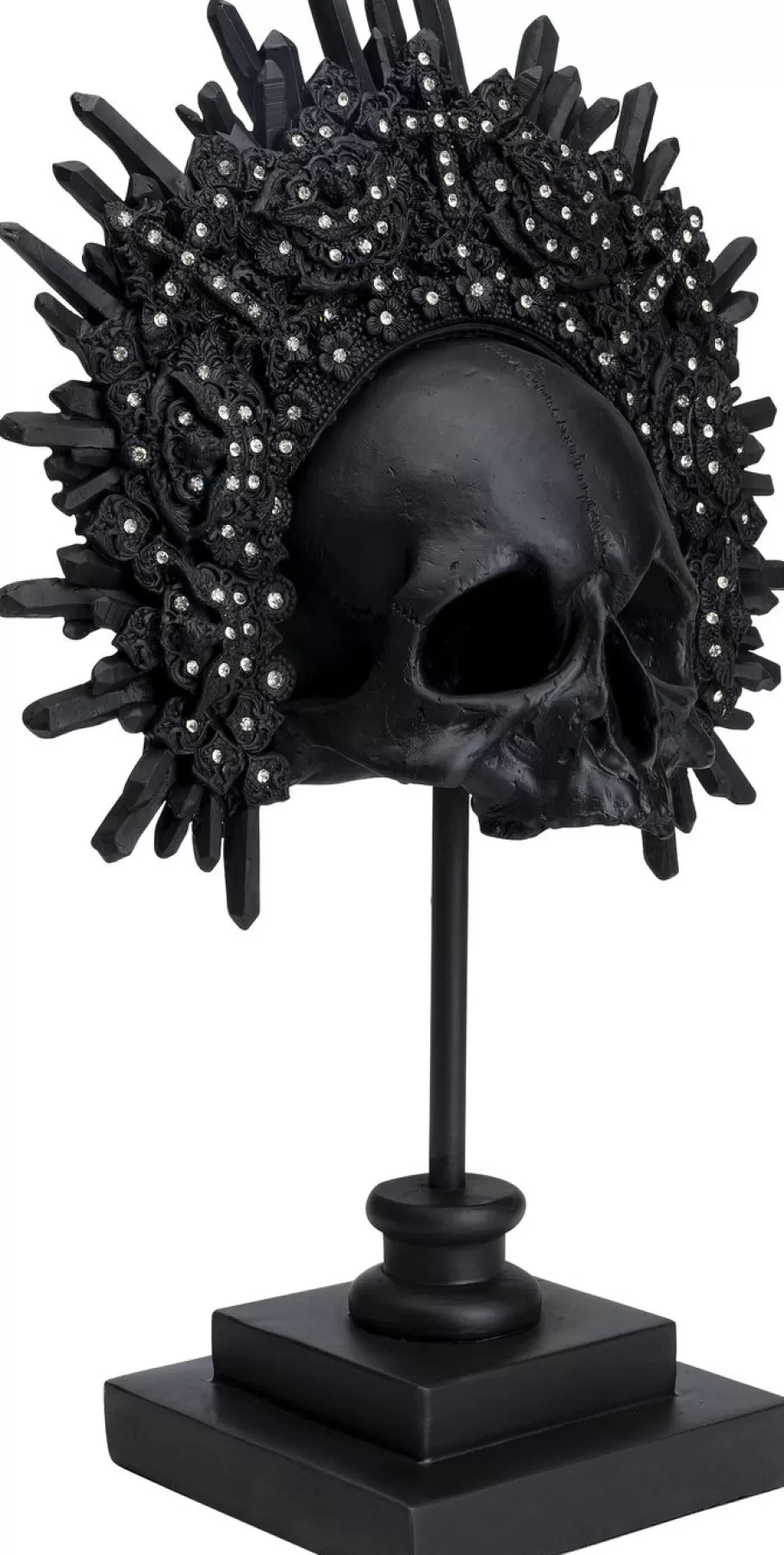 KARE Design Opbergers | Woondecoratie<Decofiguur King Skull Zwart