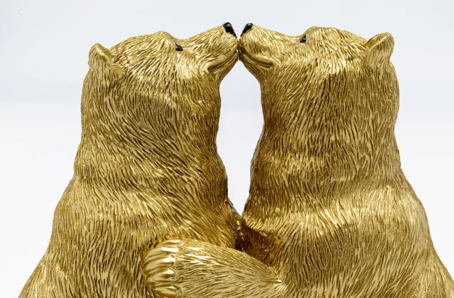 KARE Design Opbergers | Woondecoratie<Decofiguur Kissing Bears 17cm