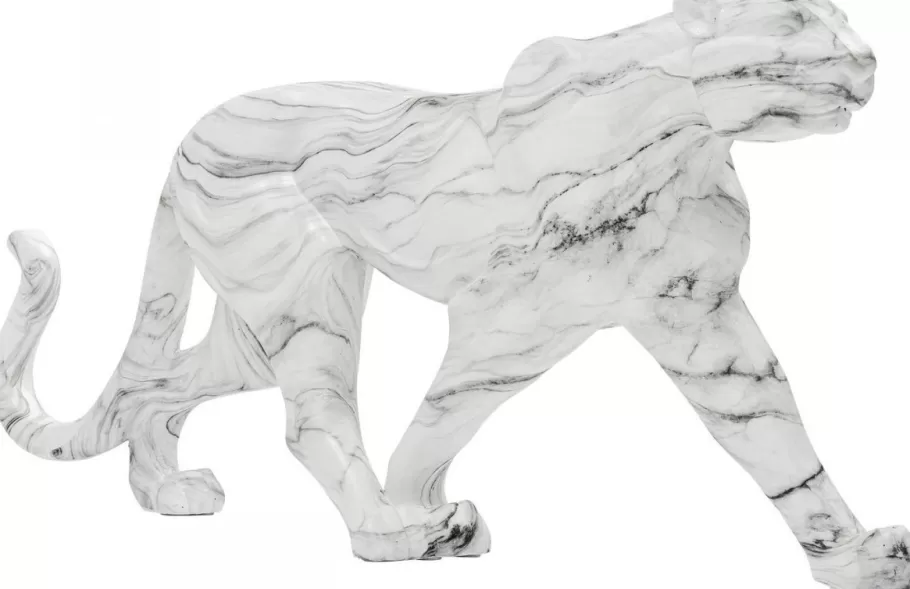 KARE Design Opbergers | Woondecoratie<Decofiguur Leopard Marmer 129cm