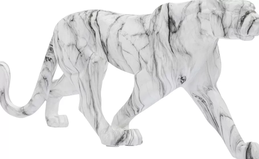 KARE Design Opbergers | Woondecoratie<Decofiguur Leopard Marmer 95cm