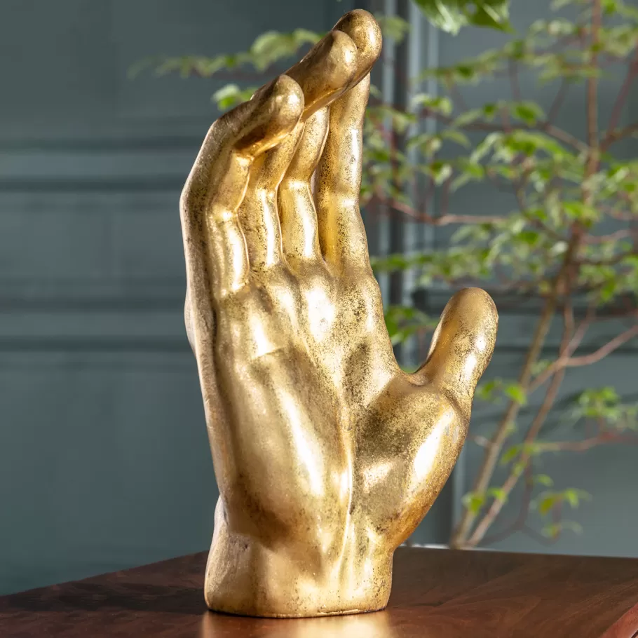 KARE Design Opbergers | Woondecoratie<Decofiguur Mano Goud