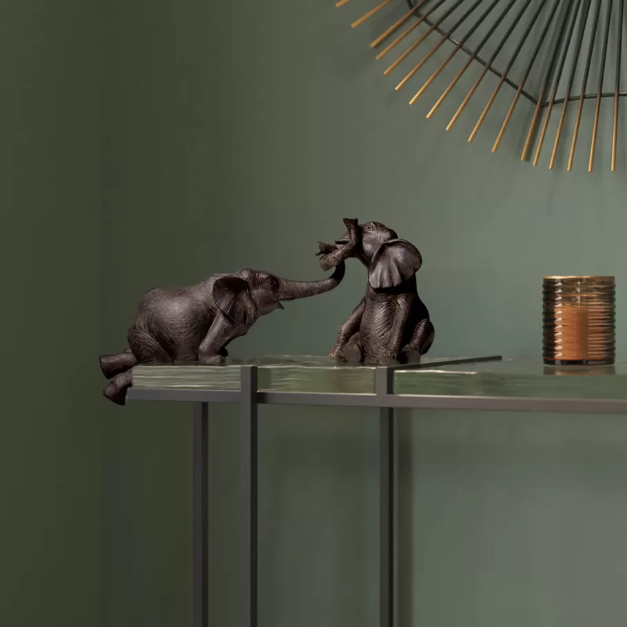 KARE Design Opbergers | Woondecoratie<Decofiguur Olifant Circus (2-delig)