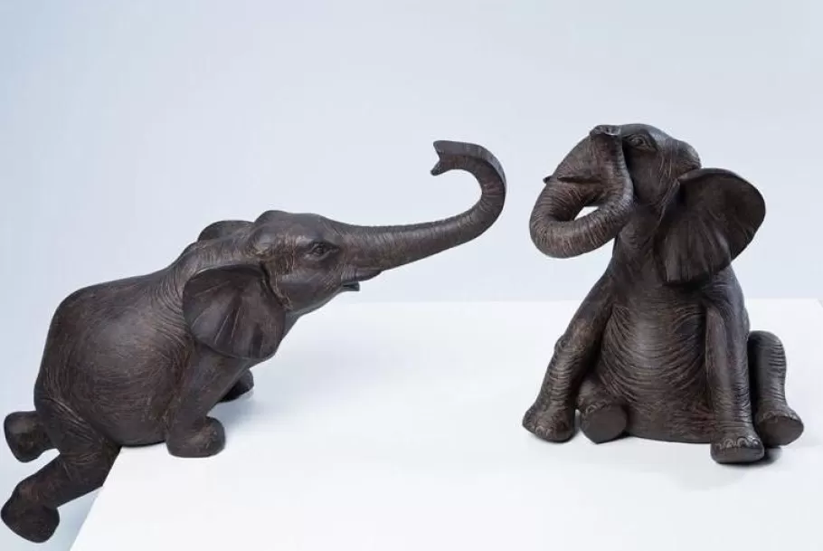 KARE Design Opbergers | Woondecoratie<Decofiguur Olifant Circus (2-delig)