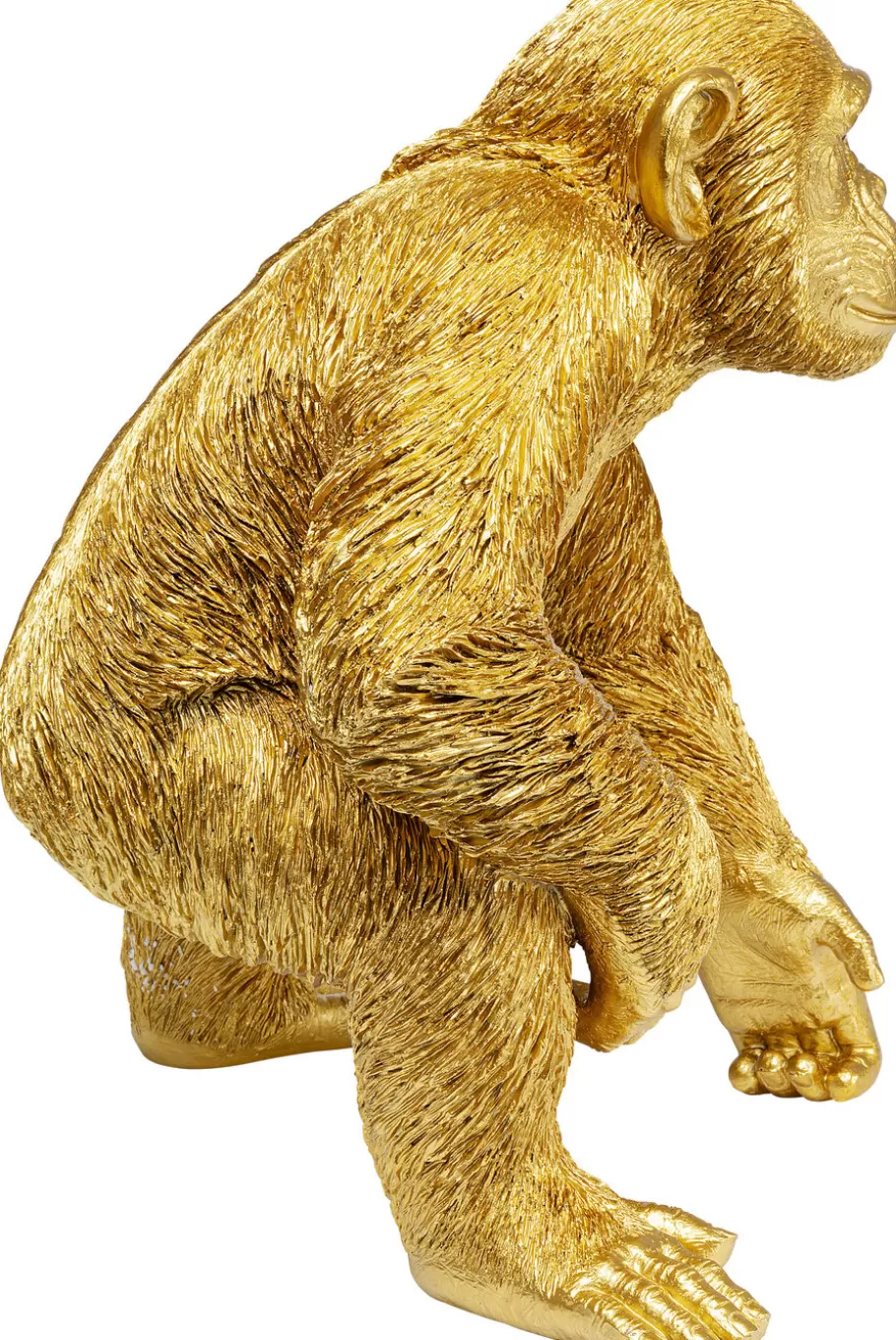 KARE Design Opbergers | Woondecoratie<Decofiguur Playing Ape Goud 50cm