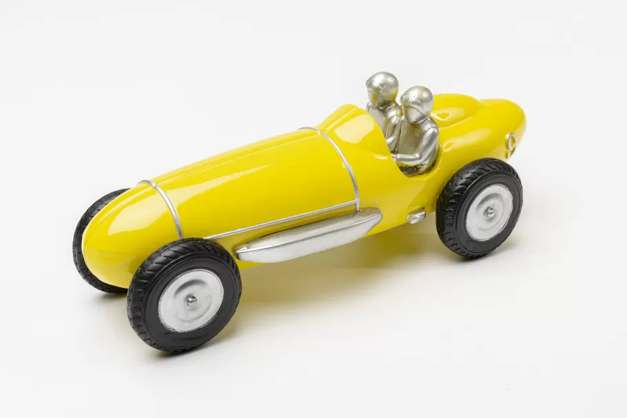 KARE Design Opbergers | Woondecoratie<Decofiguur Racing Car Yellow 9cm