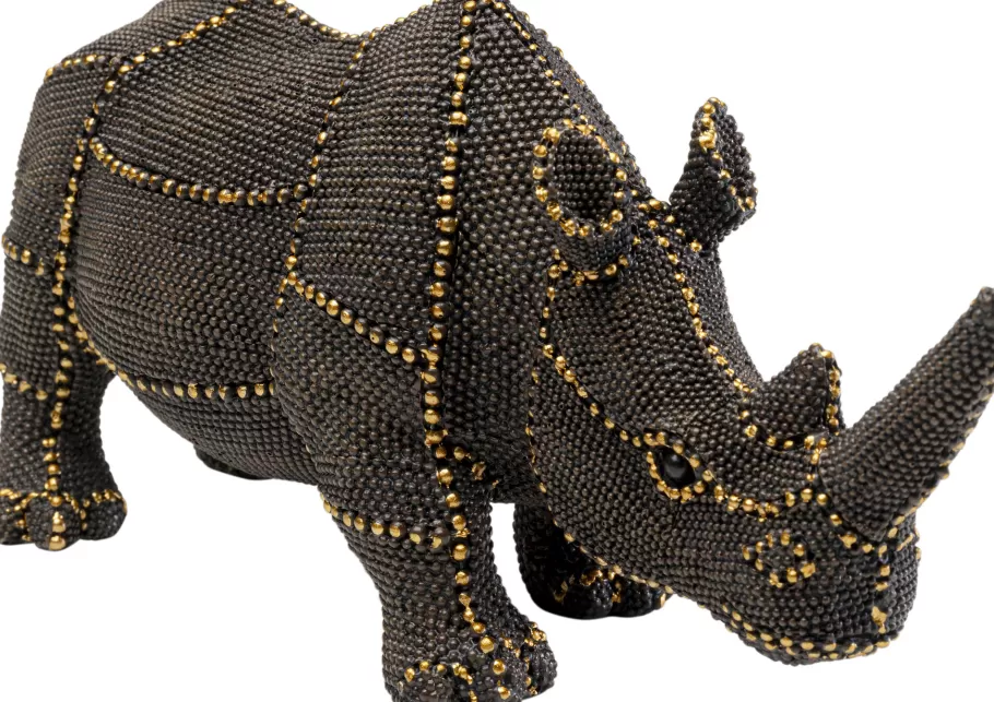 KARE Design Woondecoratie<Decofiguur Rhino Rivets Pearls 26cm