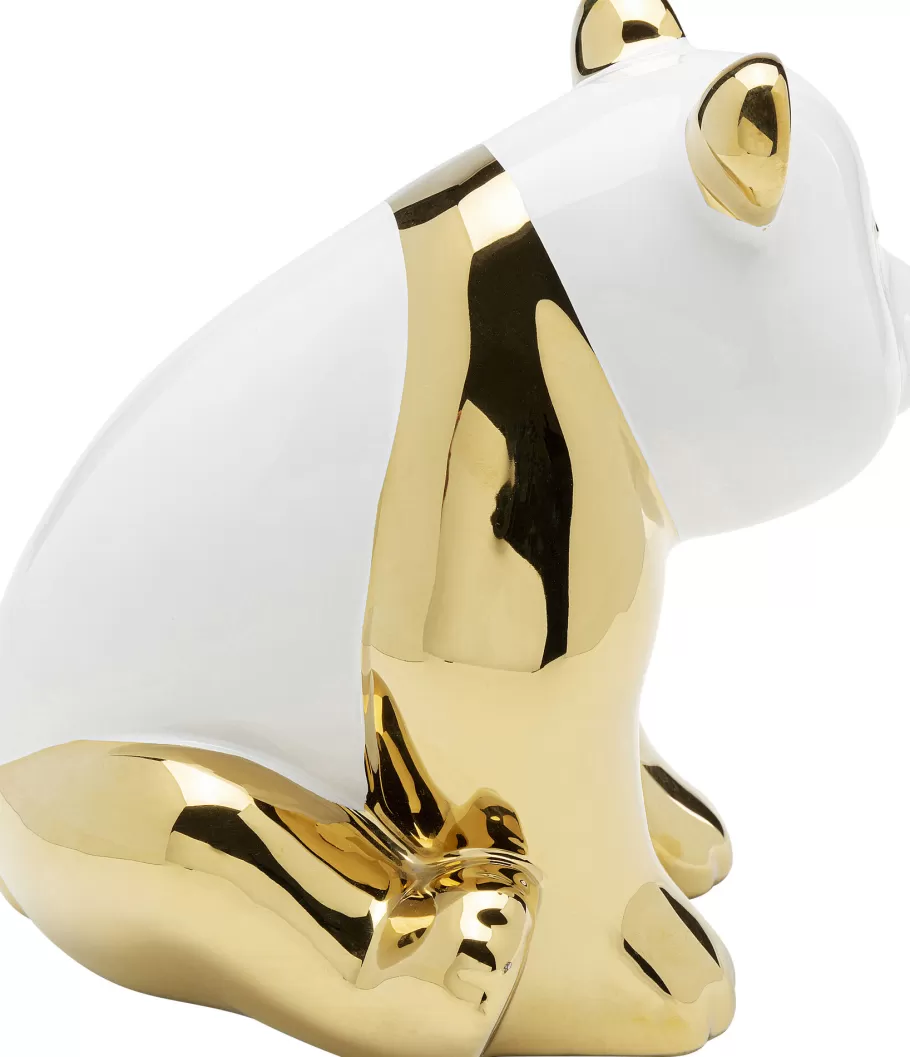 KARE Design Opbergers | Woondecoratie<Decofiguur Sitting Panda Gold 18cm