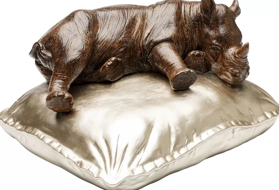 KARE Design Kasten | Tuinmeubelen<Decofiguur Sleeping Rhino 37cm