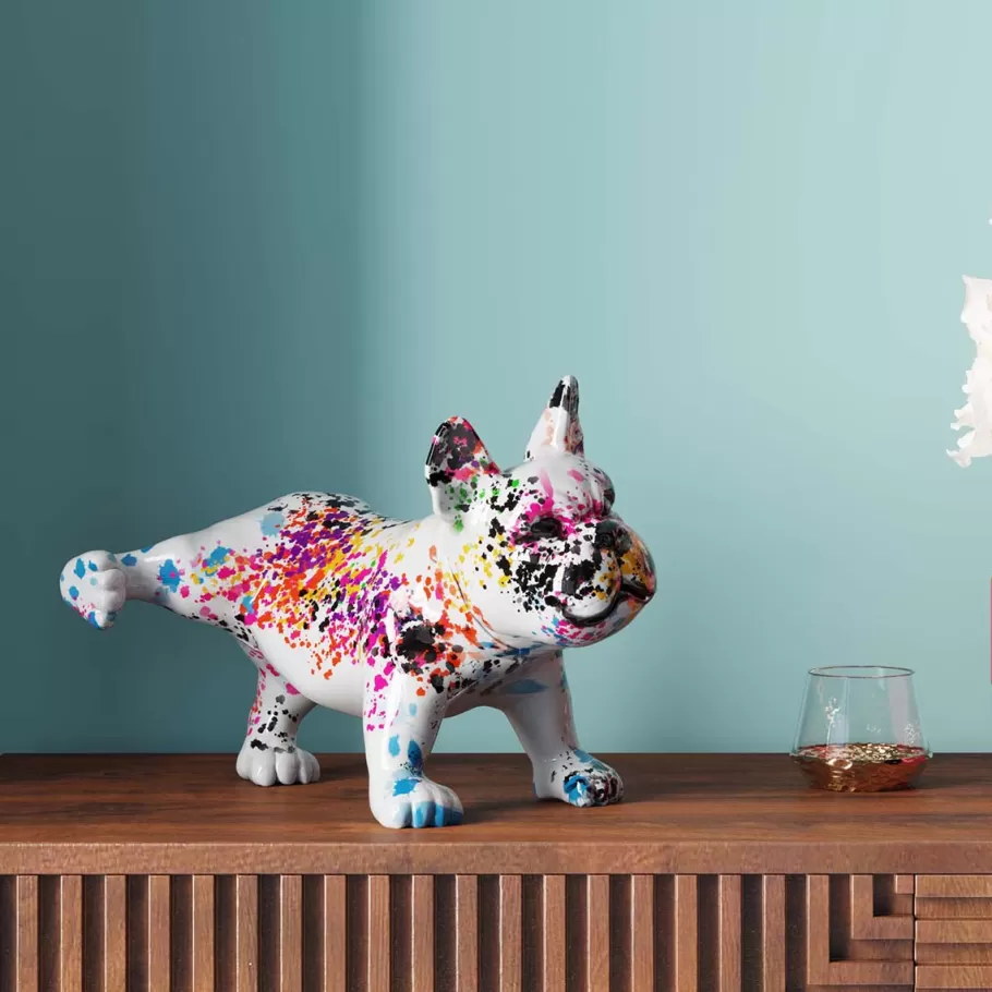 KARE Design Opbergers | Kasten<Decofiguur Splash Bulldog 32cm