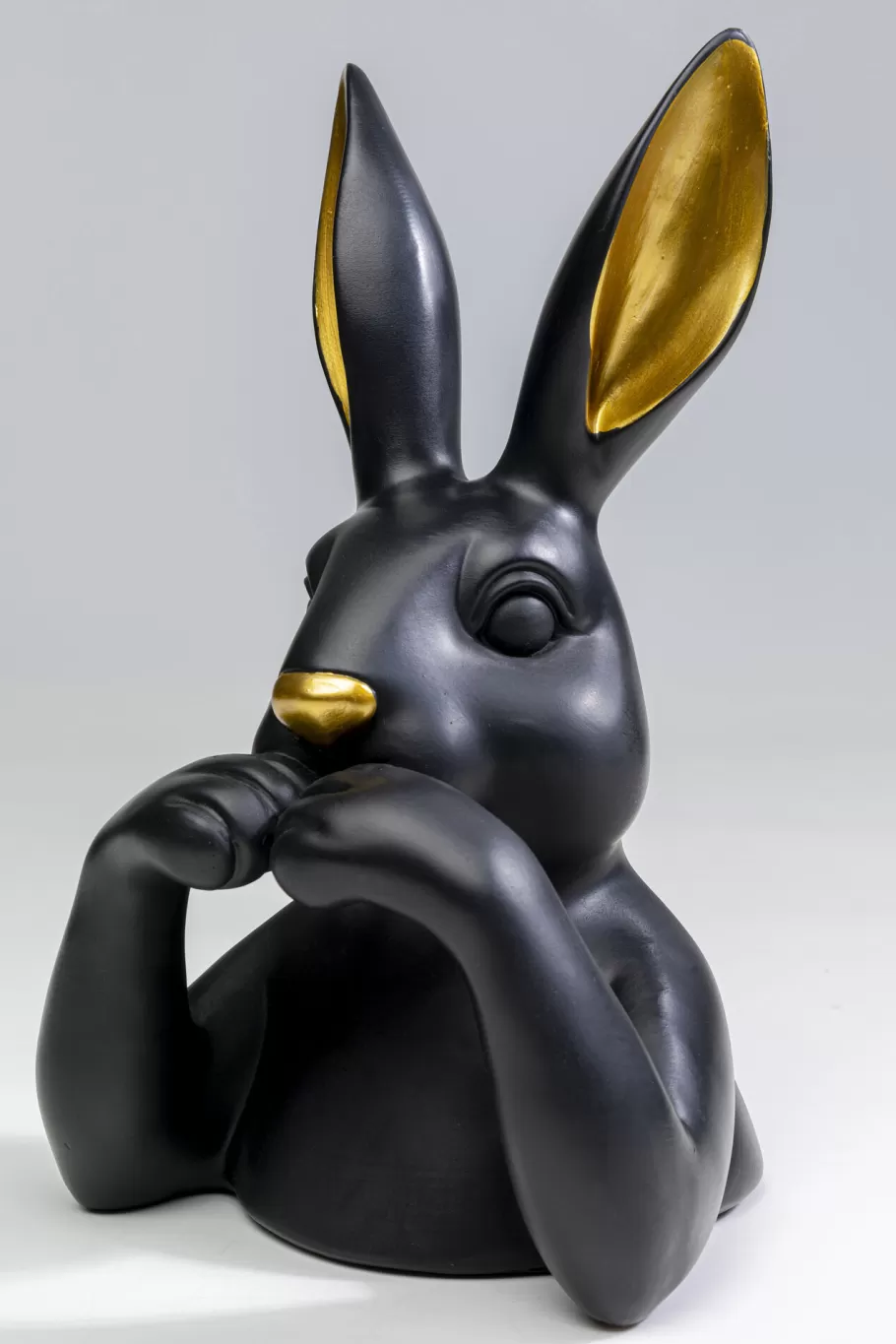 KARE Design Opbergers | Woondecoratie<Decofiguur Sweet Rabbit Black 31cm