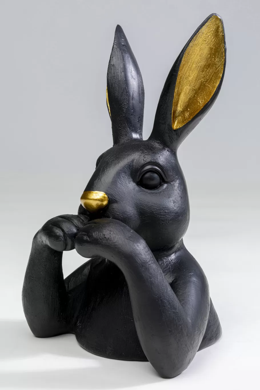 KARE Design Opbergers | Woondecoratie<Decofiguur Sweet Rabbit Black 23cm