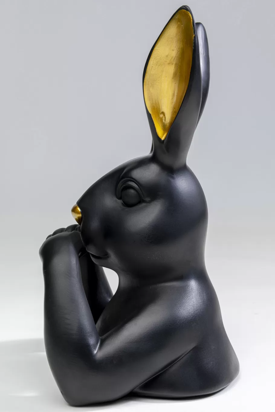 KARE Design Opbergers | Woondecoratie<Decofiguur Sweet Rabbit Black 31cm