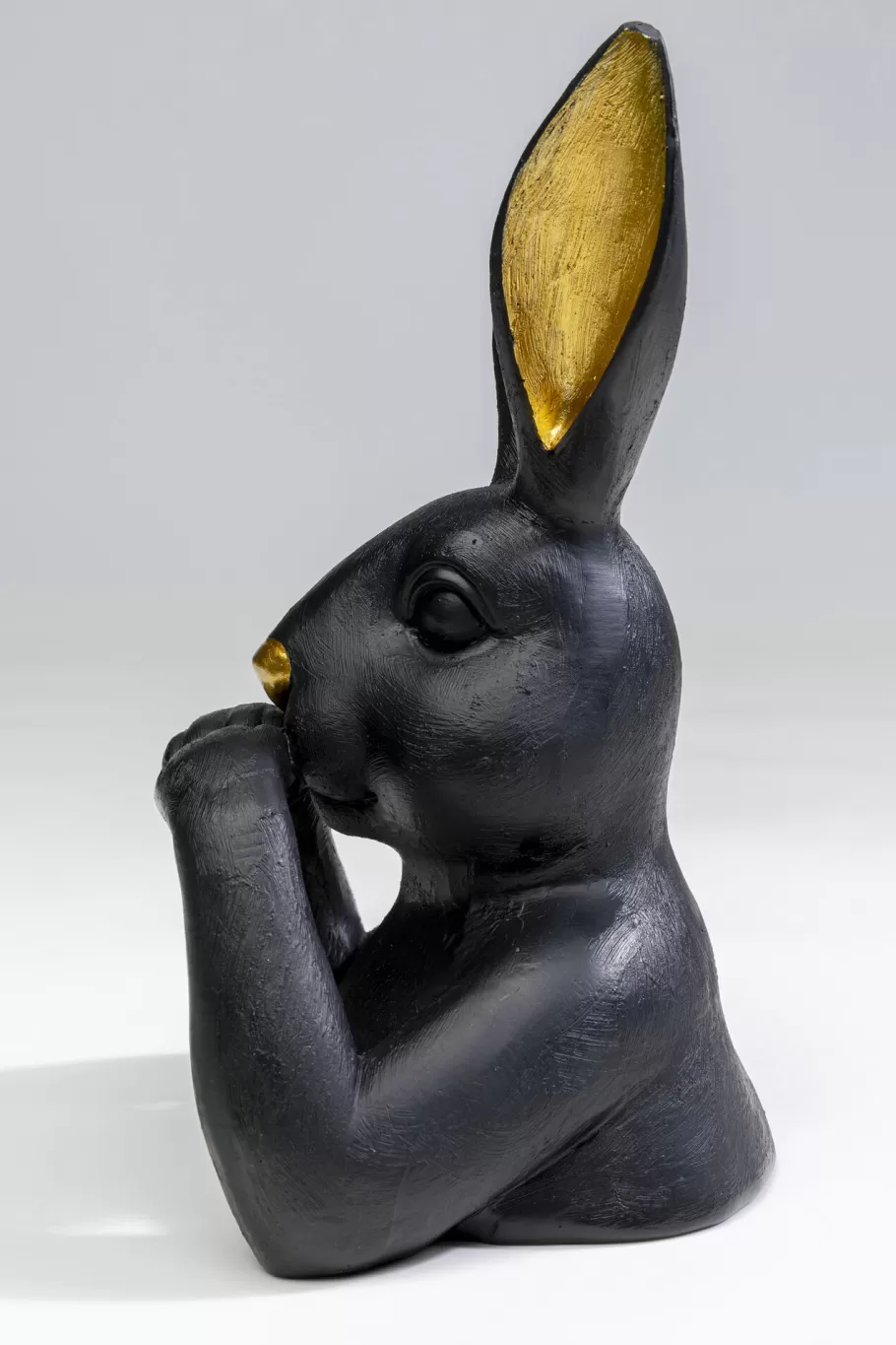 KARE Design Opbergers | Woondecoratie<Decofiguur Sweet Rabbit Black 23cm