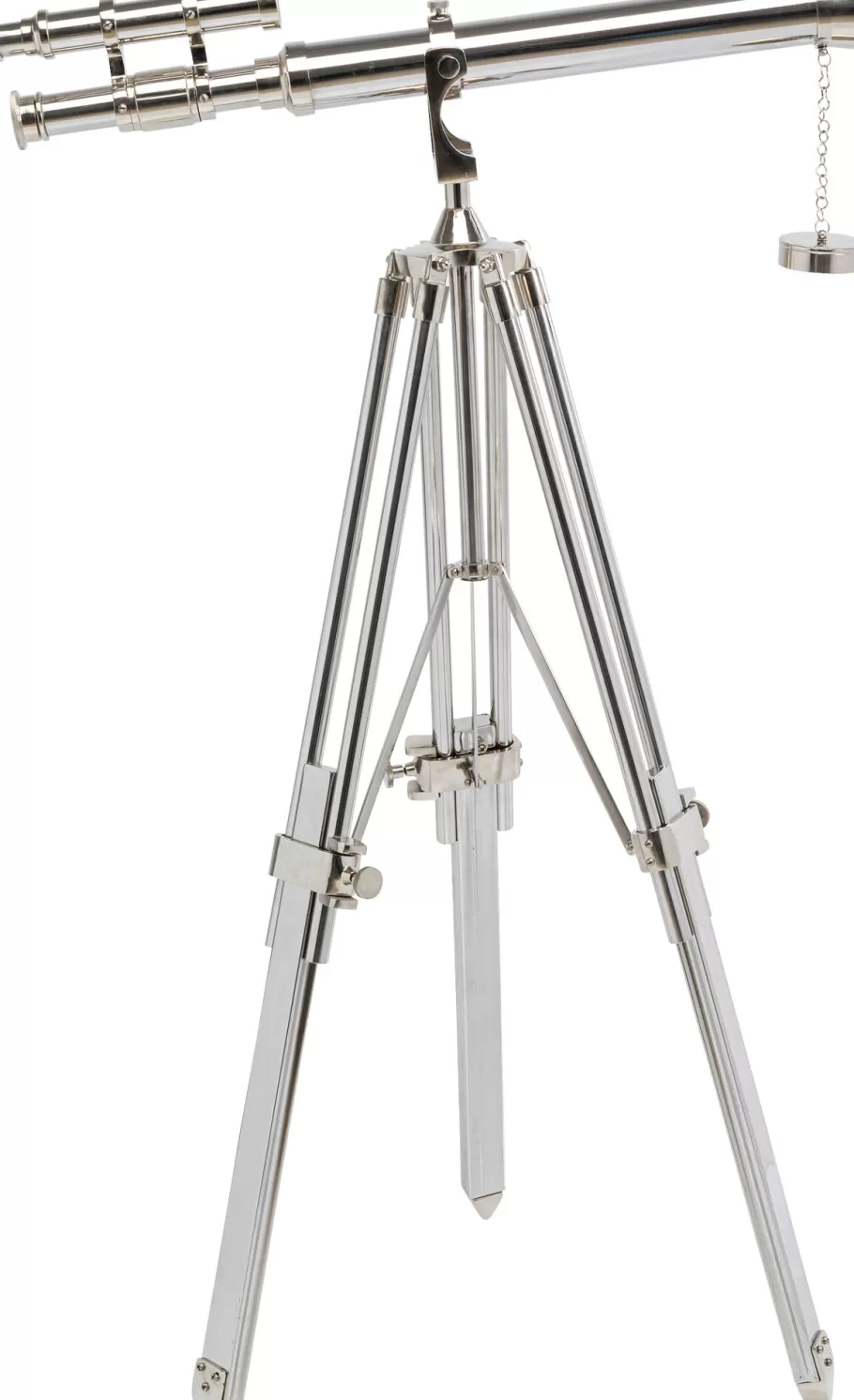 KARE Design Opbergers | Woondecoratie<Decofiguur Telescope Silver 125cm