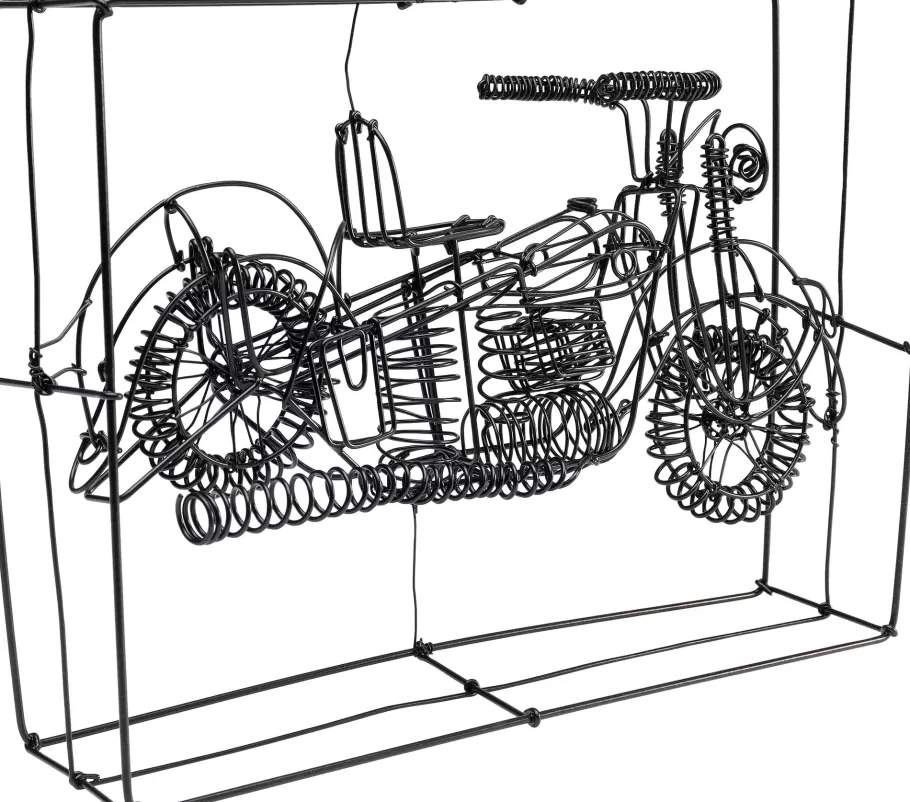 KARE Design Opbergers | Woondecoratie<Decofiguur Wire Harley Bike 32cm