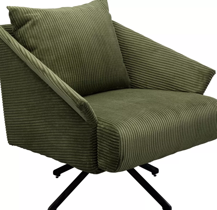 KARE Design Kasten | Fauteuils<Draaifauteuil Milo Green