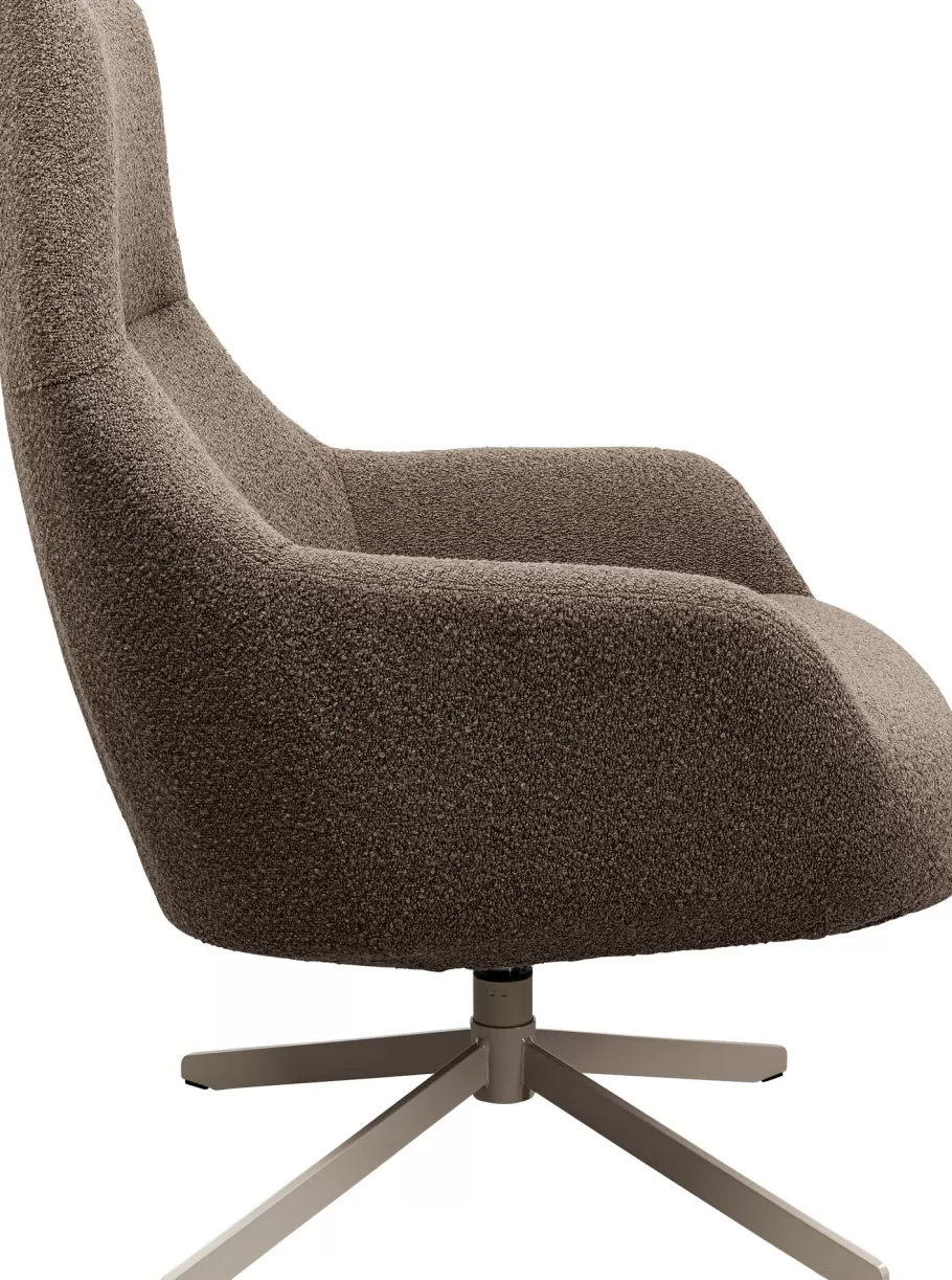 KARE Design Kasten | Fauteuils<Draaifauteuil Mimi Grijs