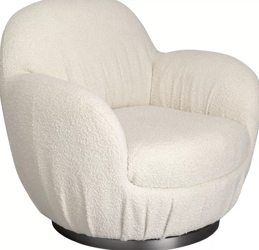 KARE Design Kasten | Fauteuils<Draaifauteuil Nube Boucle