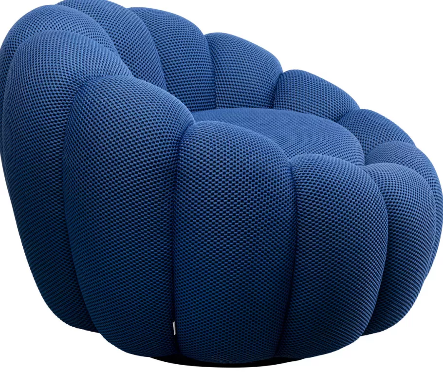 KARE Design Kasten | Fauteuils<Draaifauteuil Peppo Bloom Blue