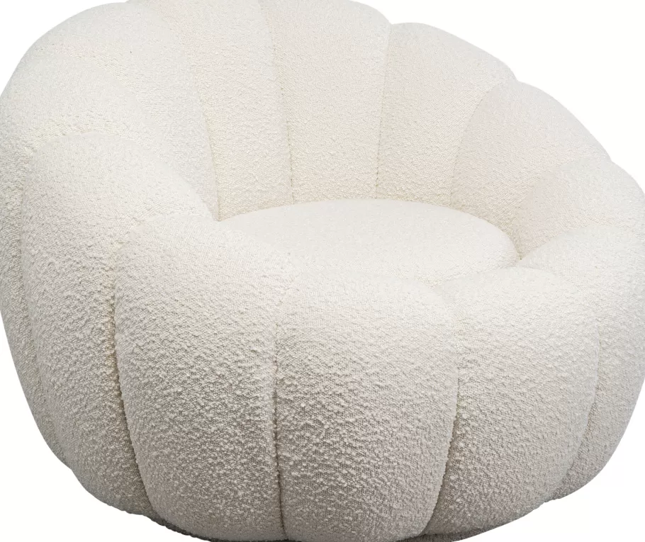 KARE Design Kasten | Fauteuils<Draaifauteuil Peppo Bloom White