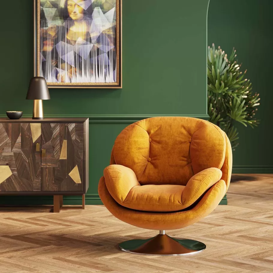 KARE Design Kasten | Fauteuils<Draaistoel Cosy Amber