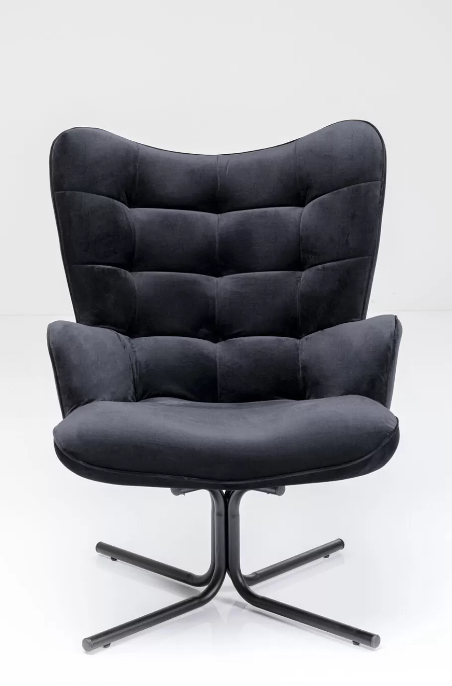 KARE Design Kasten | Fauteuils<Draaistoel Oscar Velvet Black