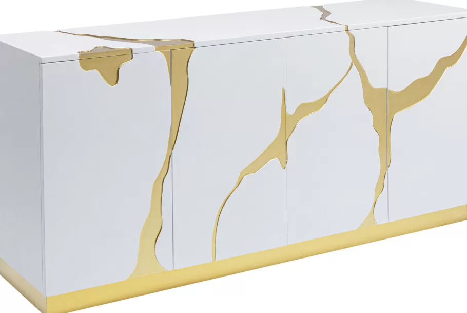 KARE Design Kasten | Lage Kasten & Dressoirs<Dressoir Cracked 165x80cm