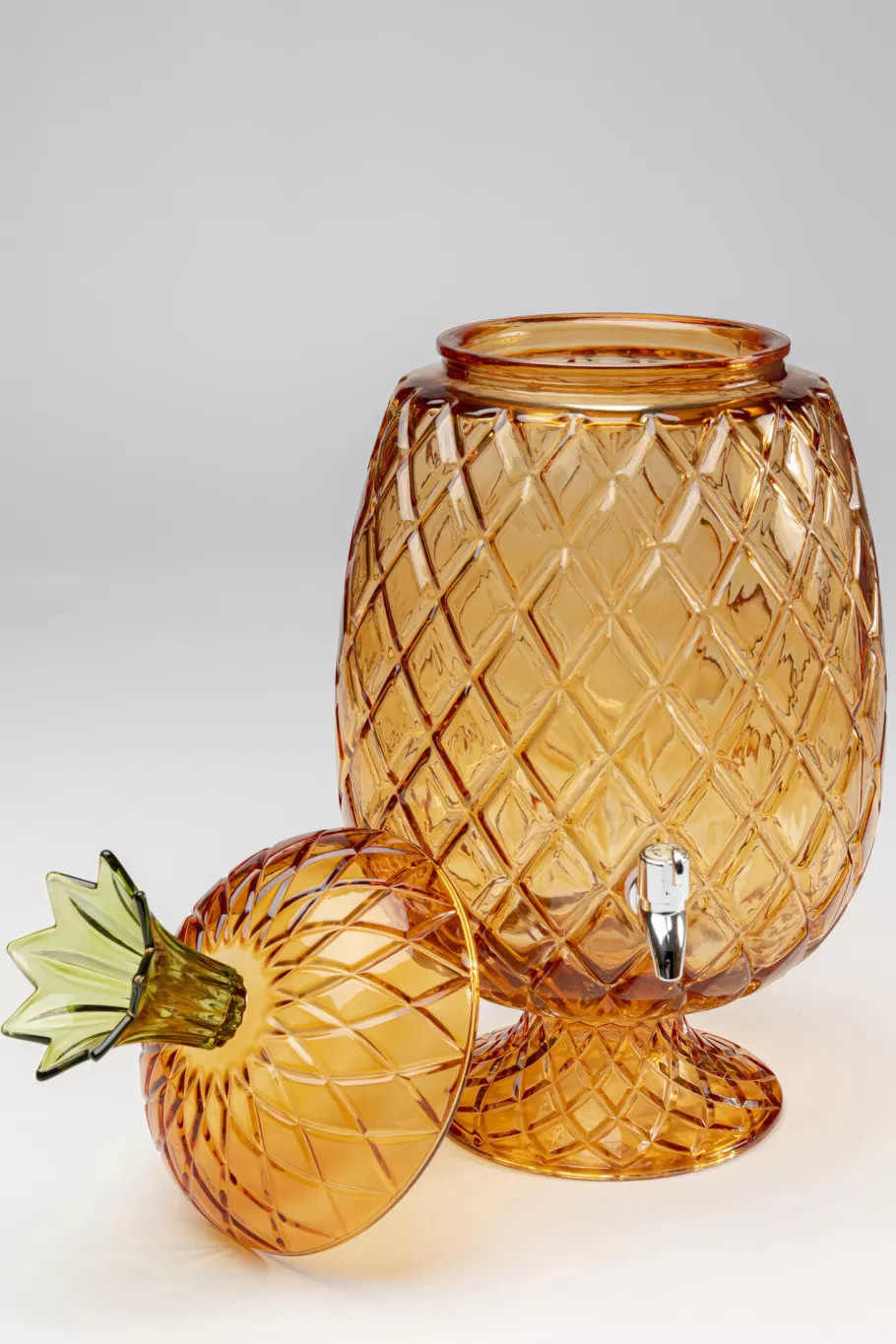 KARE Design Servies & Tafelaccessoires | Kasten<Drink Dispenser Pineapple Amber (2-delig)