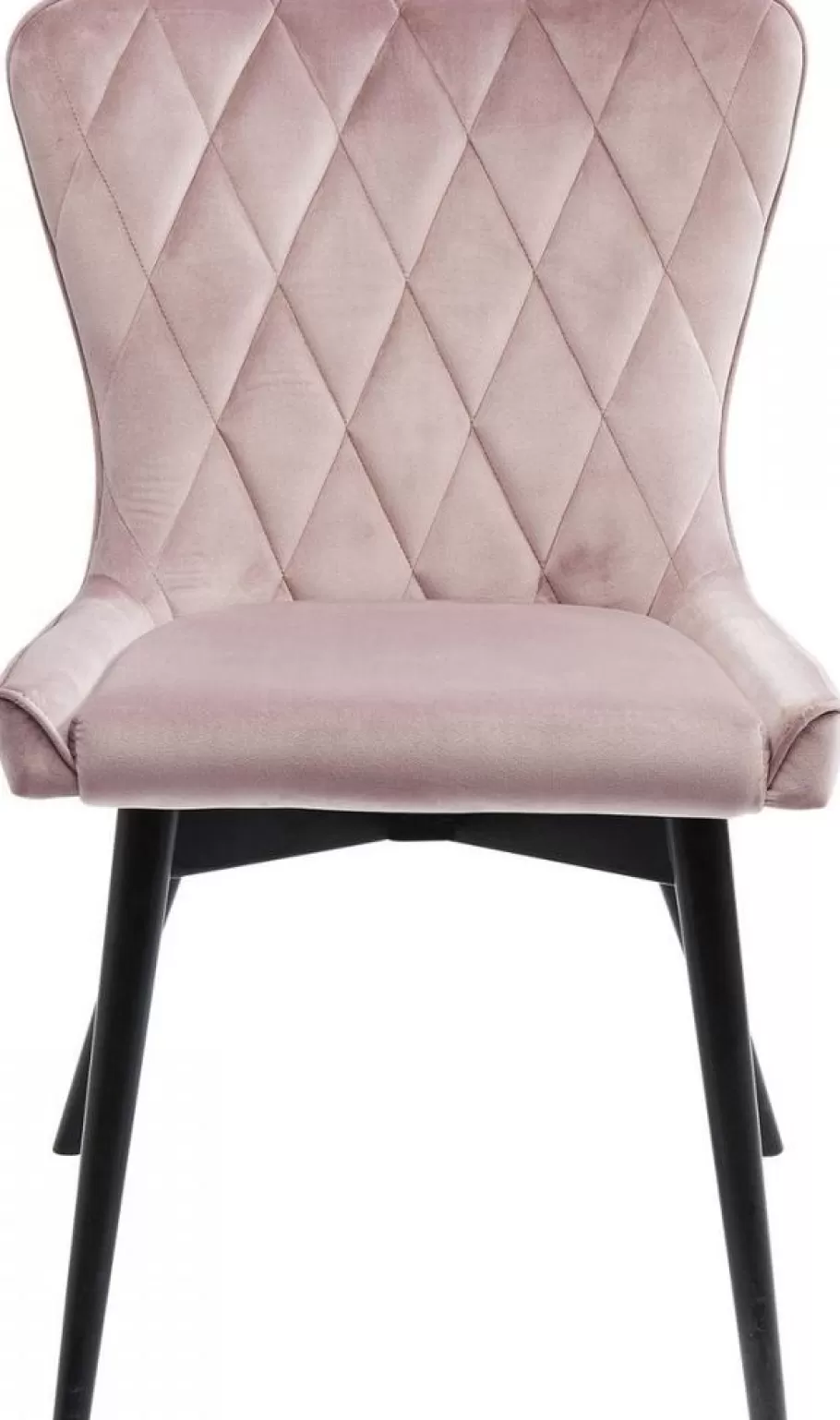 KARE Design Kasten | Stoelen<Eetkamerstoel Black Marshall Fluweel Roze