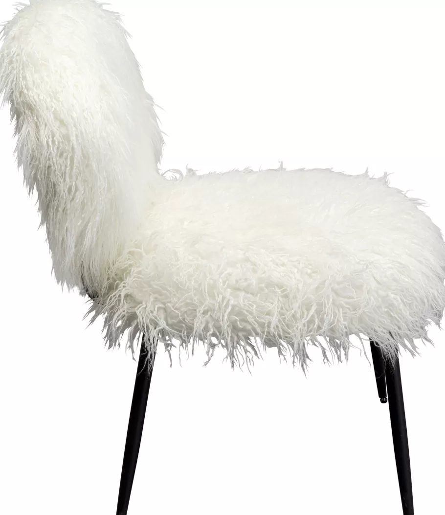 KARE Design Kasten | Fauteuils<Eetkamerstoel Hairy White