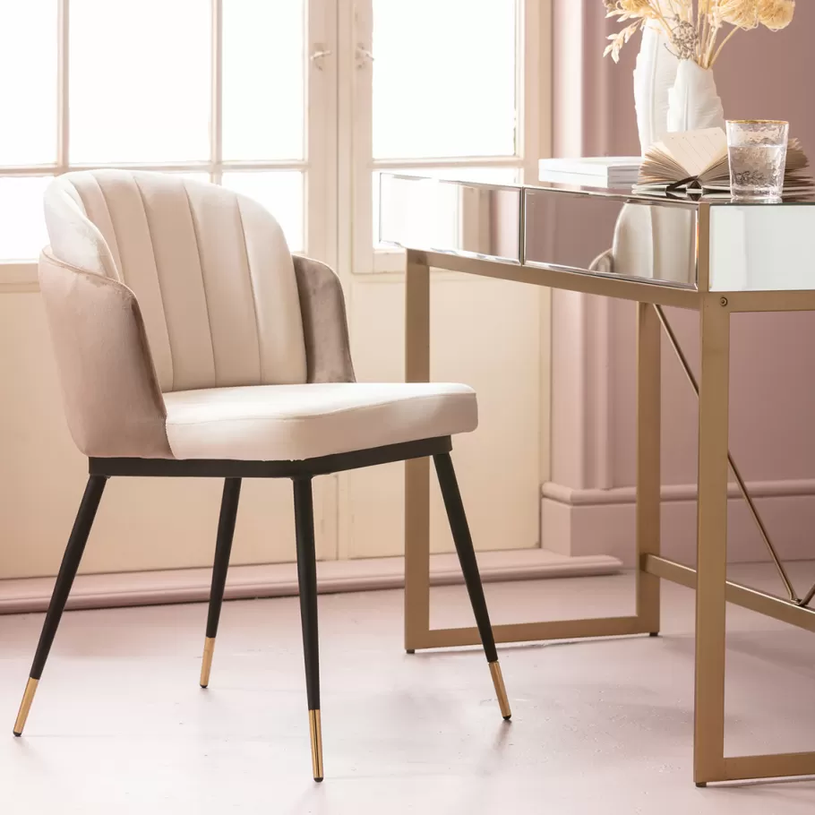 KARE Design Kasten | Stoelen<Eetkamerstoel Hojas Beige