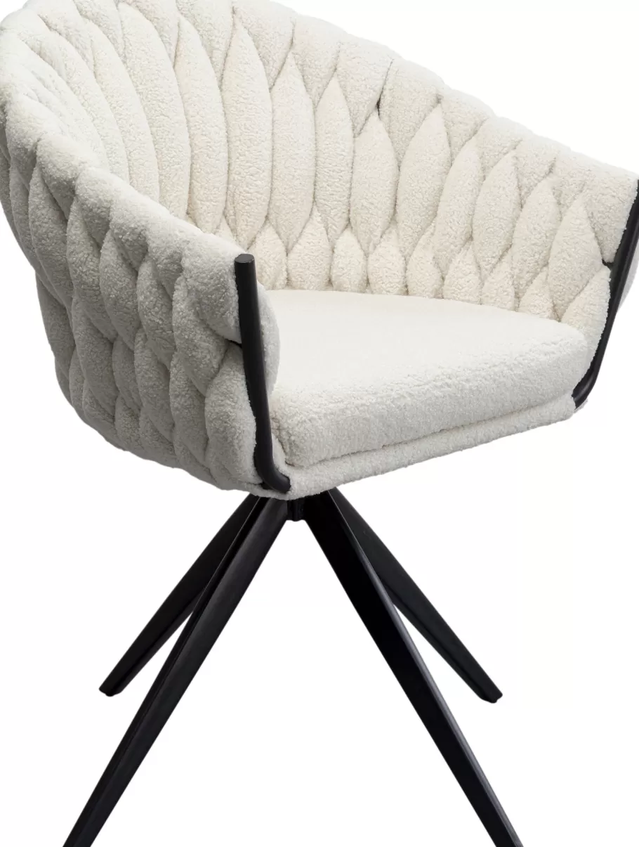 KARE Design Stoelen<Eetkamerstoel Knot Boucle