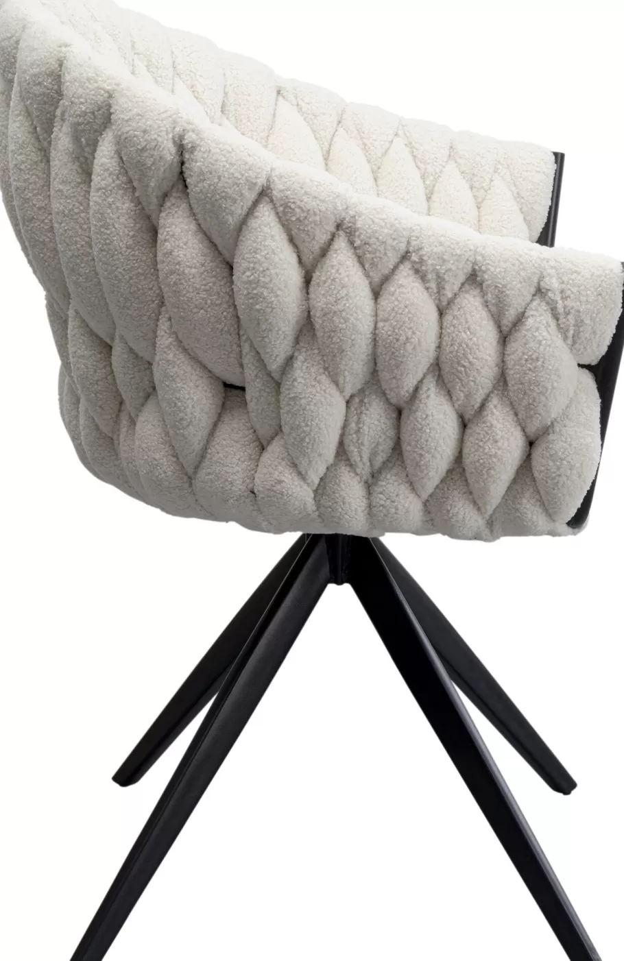 KARE Design Stoelen<Eetkamerstoel Knot Boucle