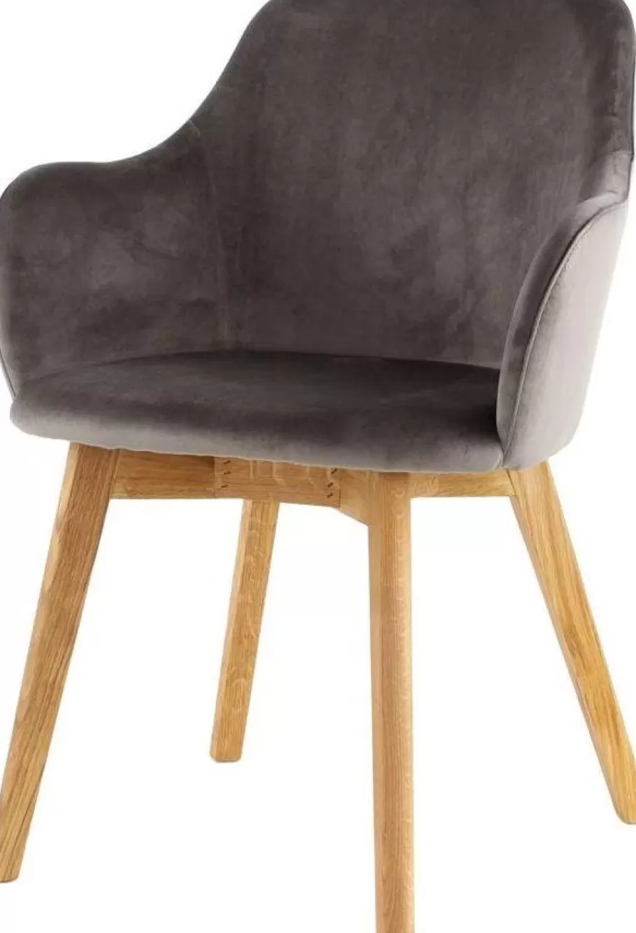 KARE Design Kasten | Stoelen<Eetkamerstoel Lady Velvet Grey