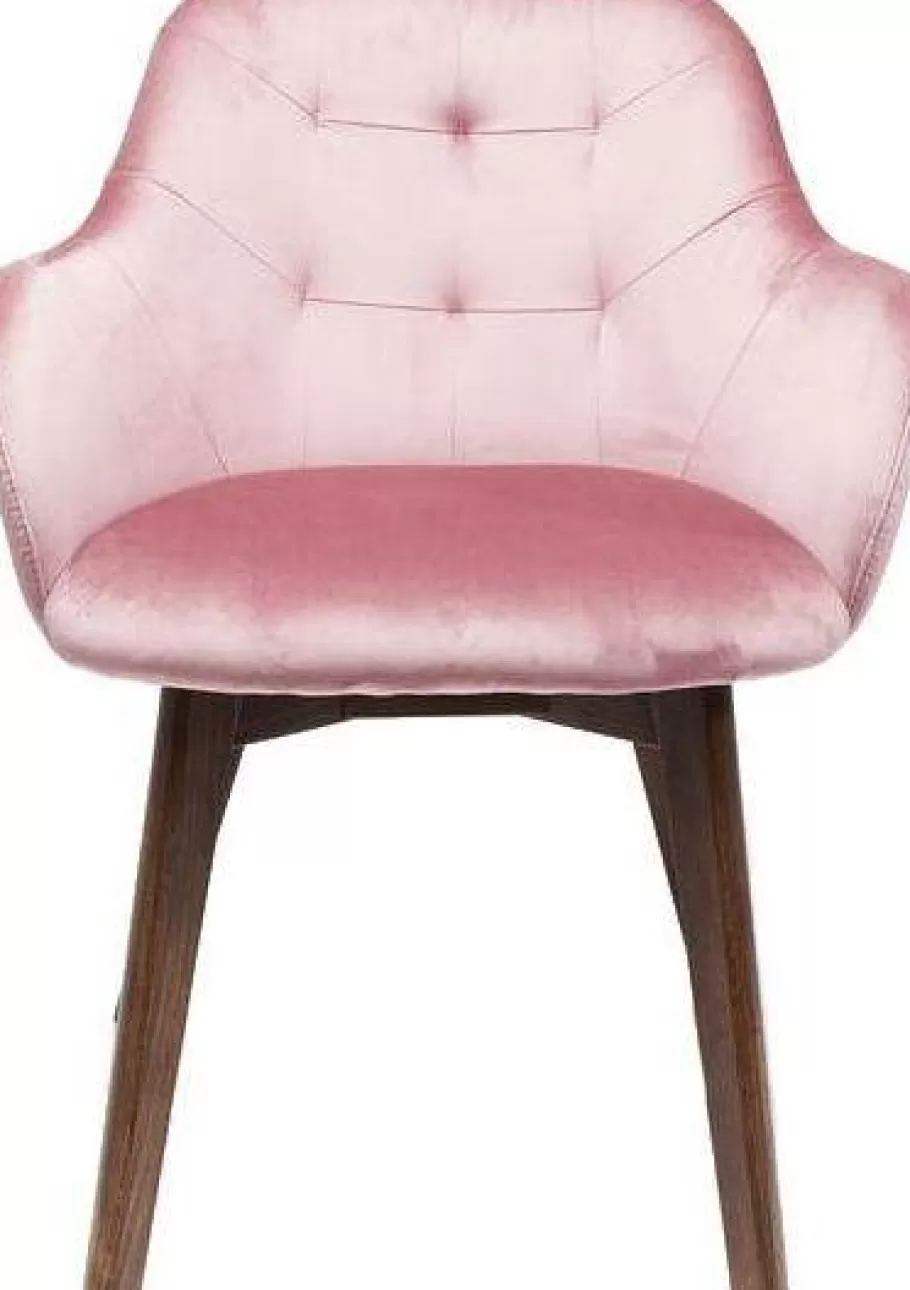 KARE Design Kasten | Stoelen<Eetkamerstoel Lady Velvet Stitch Rose