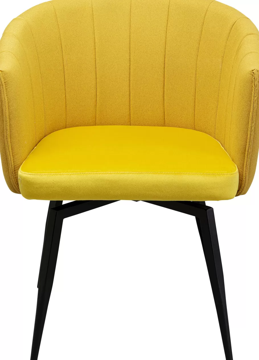 KARE Design Kasten | Stoelen<Eetkamerstoel Merida Yellow