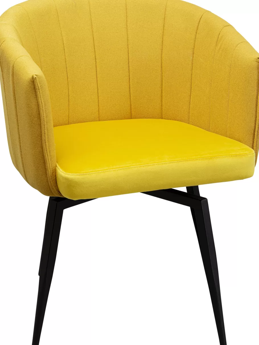 KARE Design Kasten | Stoelen<Eetkamerstoel Merida Yellow