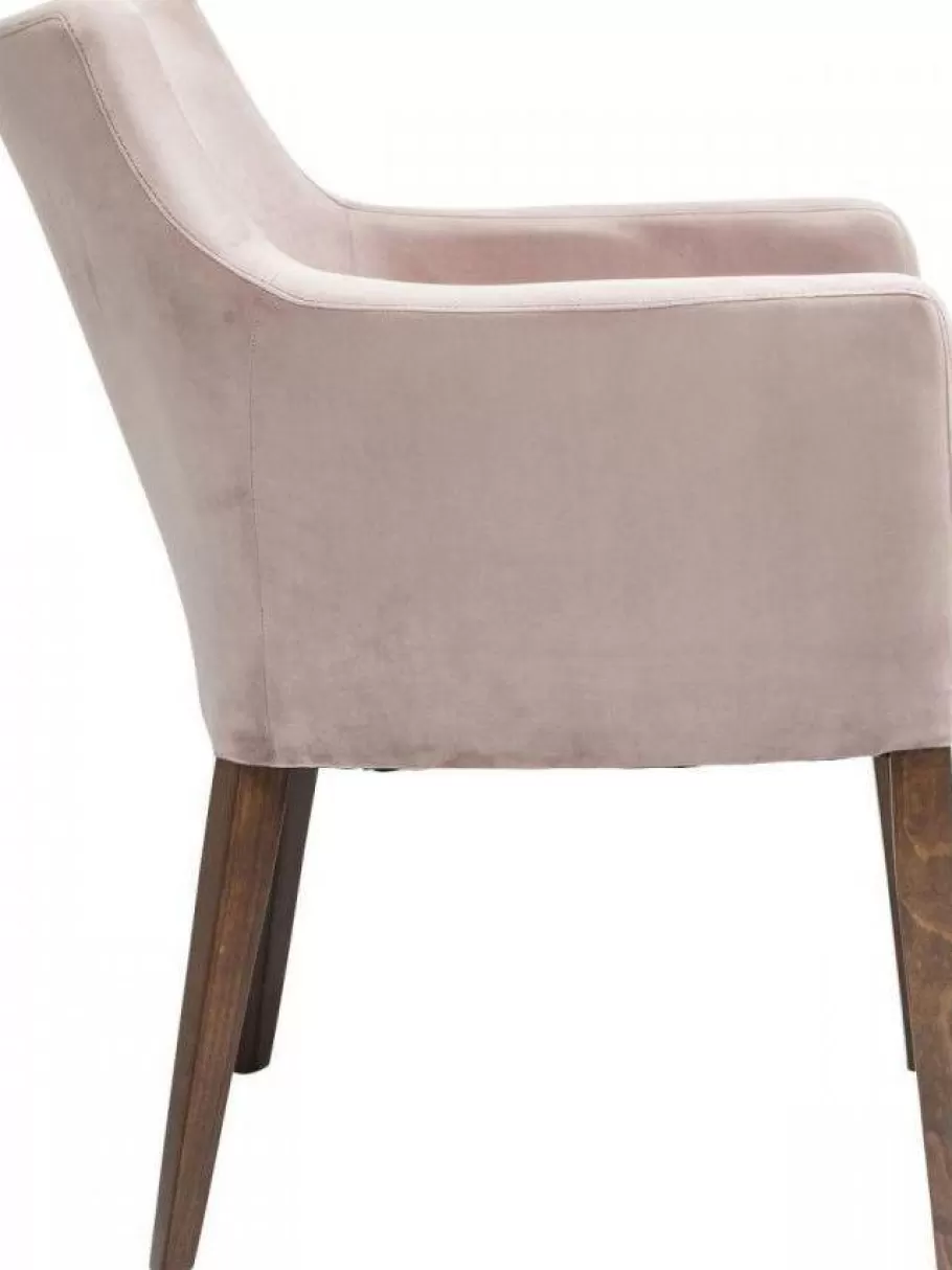 KARE Design Kasten | Stoelen<Eetkamerstoel Mode Fluweel Roze