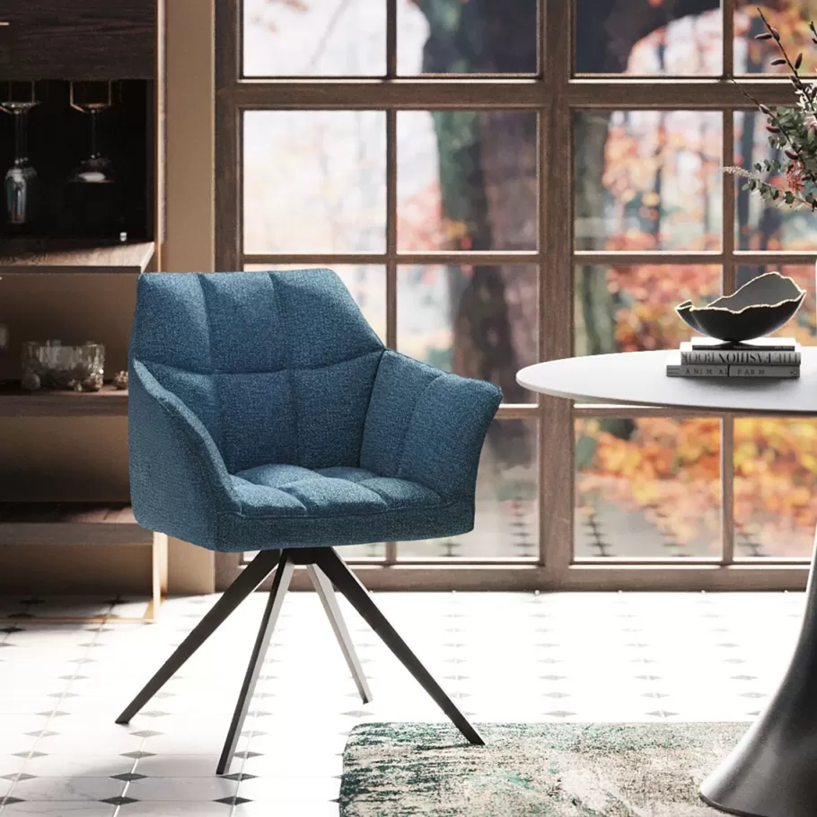 KARE Design Kasten | Stoelen<Eetkamerstoel Thinktank Blue