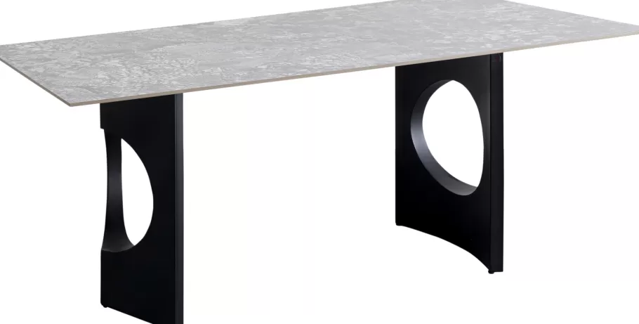 KARE Design Tafels<Eettafel Bilboa Oho Black 180x90cm