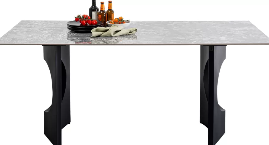 KARE Design Tafels<Eettafel Bilboa Oho Black 180x90cm