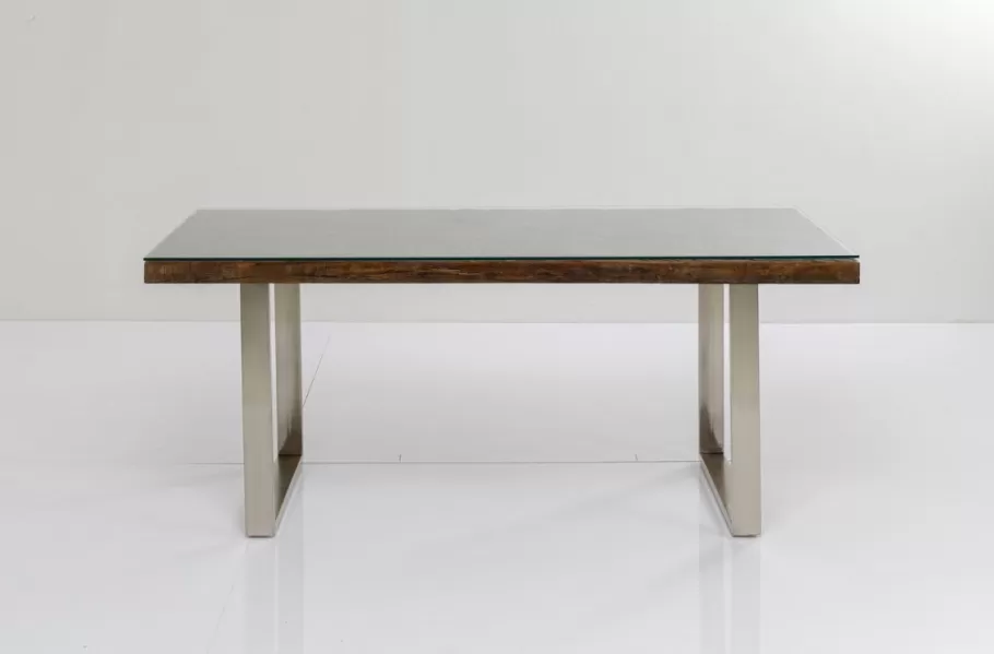 KARE Design Kasten | Tafels<Eettafel Conley Chroom 180x90cm