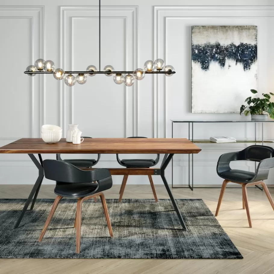 KARE Design Kasten | Tafels<Eettafel Downtown Walnoot 220x100cm