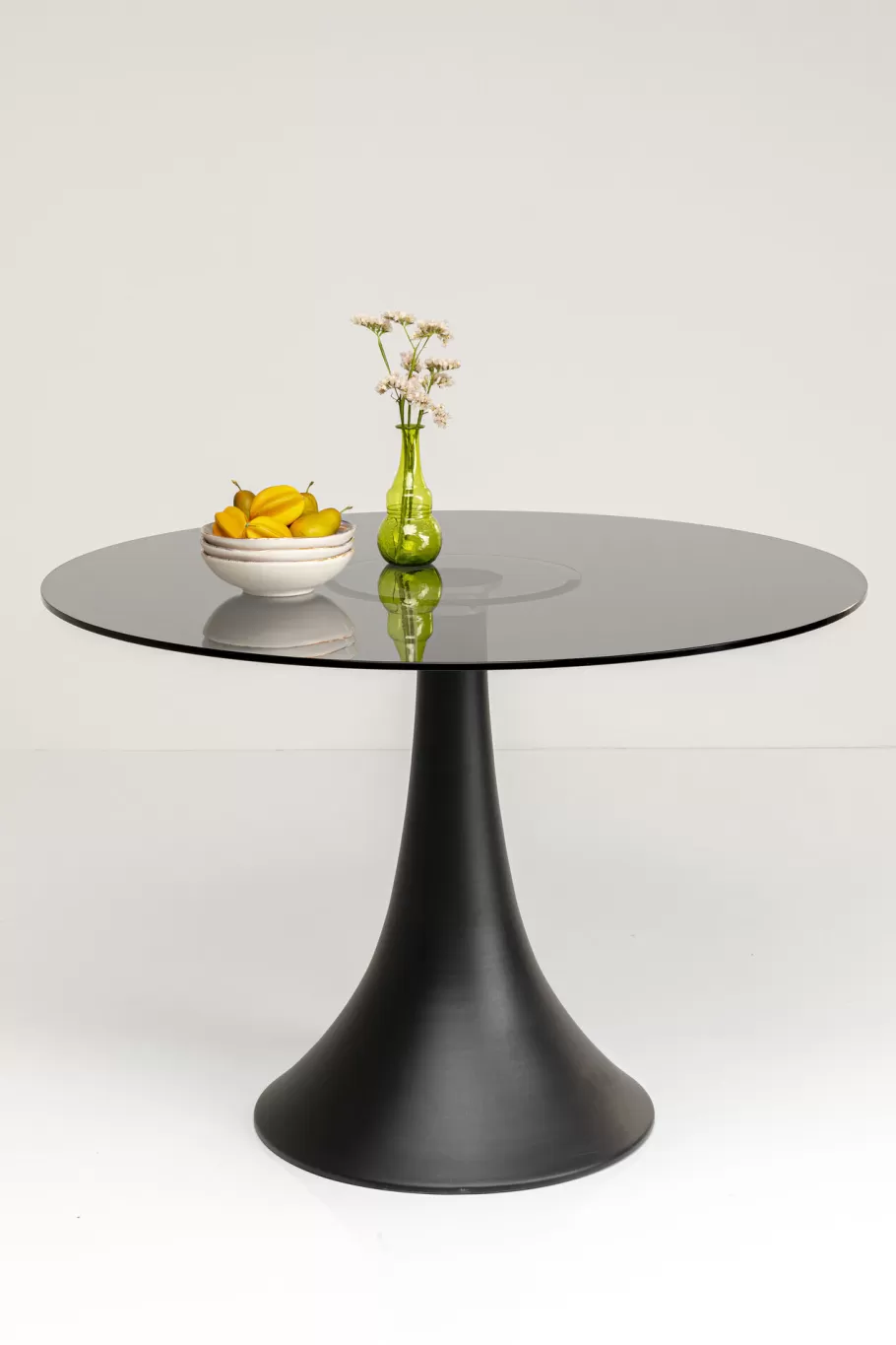 KARE Design Kasten | Tuinmeubelen<Eettafel Grande Possibilita Smoke Glass Ø110cm