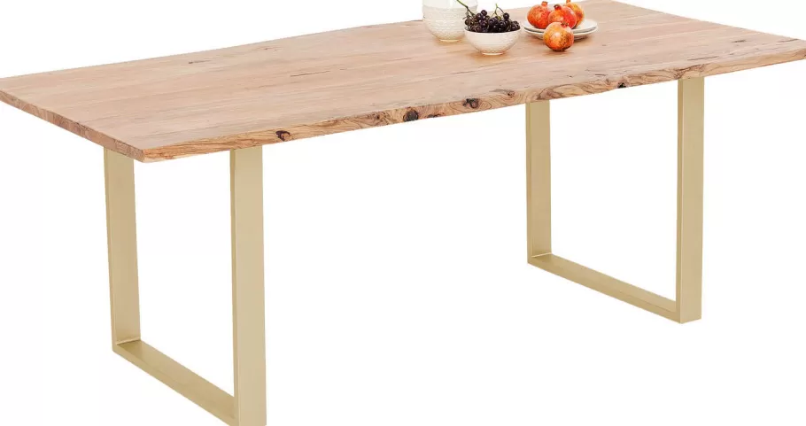 KARE Design Kasten | Tafels<Eettafel Harmony Brass 180x90