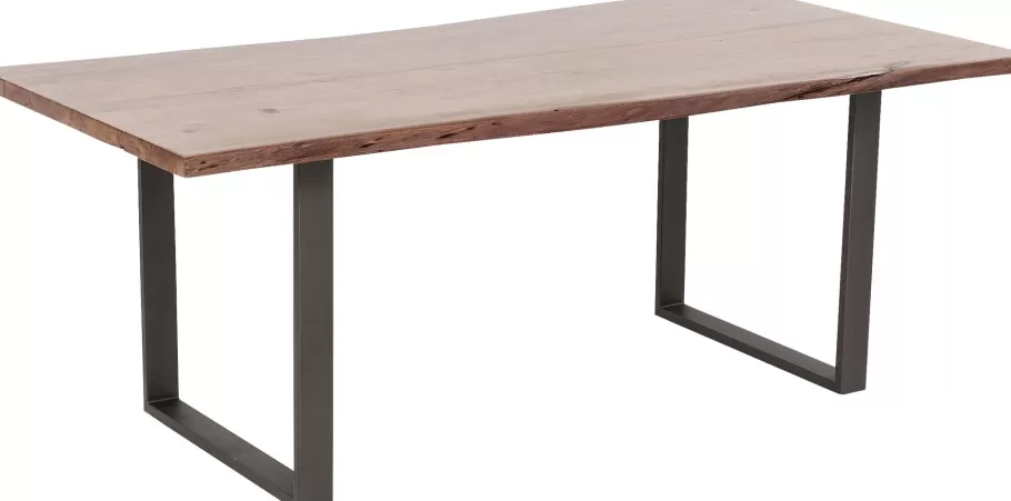 KARE Design Kasten | Tafels<Eettafel Harmony Dark Crude Steel 160x80