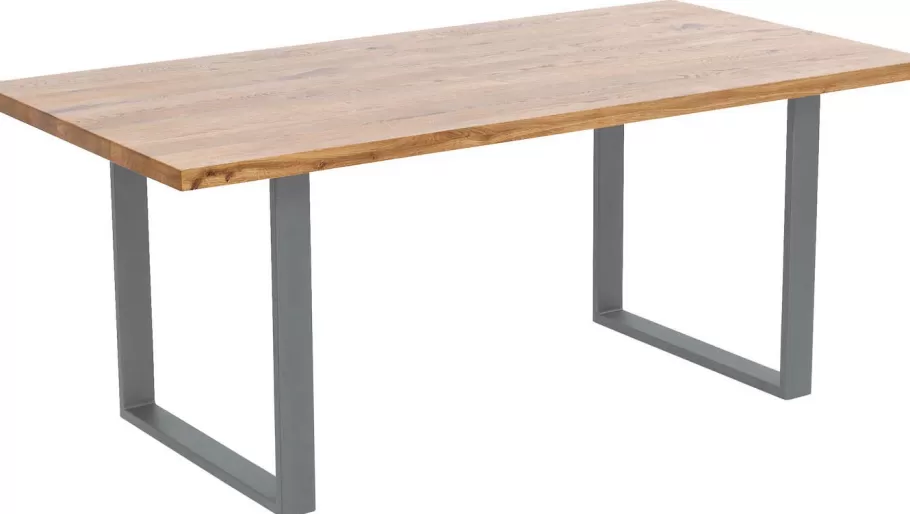 KARE Design Kasten | Tafels<Eettafel Jackie Oak Crude Steel 160x80