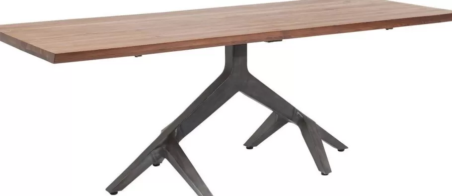 KARE Design Kasten | Tuinmeubelen<Eettafel Roots Dark 220x100cm