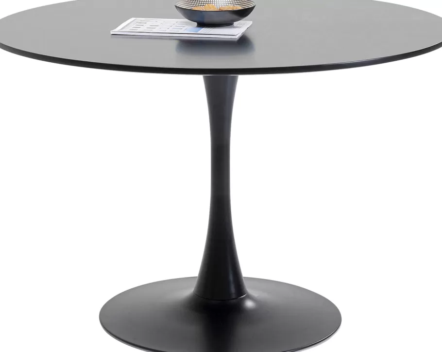 KARE Design Kasten | Tafels<Eettafel Schickeria Zwart Ø110cm