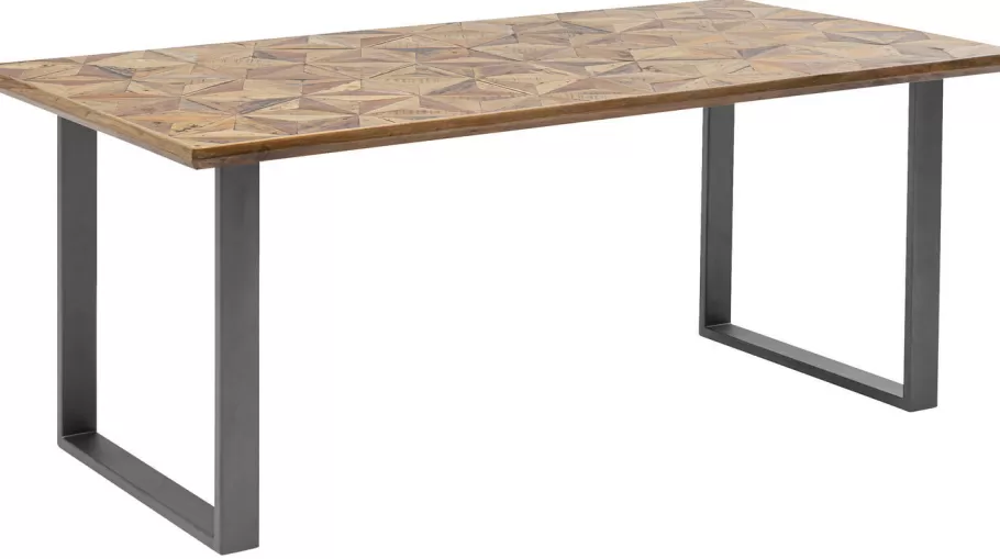 KARE Design Kasten | Tafels<Eettafel Stars Ruwstaal 180x90cm